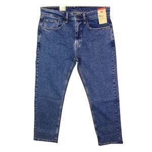 Levi's 505 Regular Fit Stretch Straight Leg Men's 34x30 Blue Denim Jeans - NWT